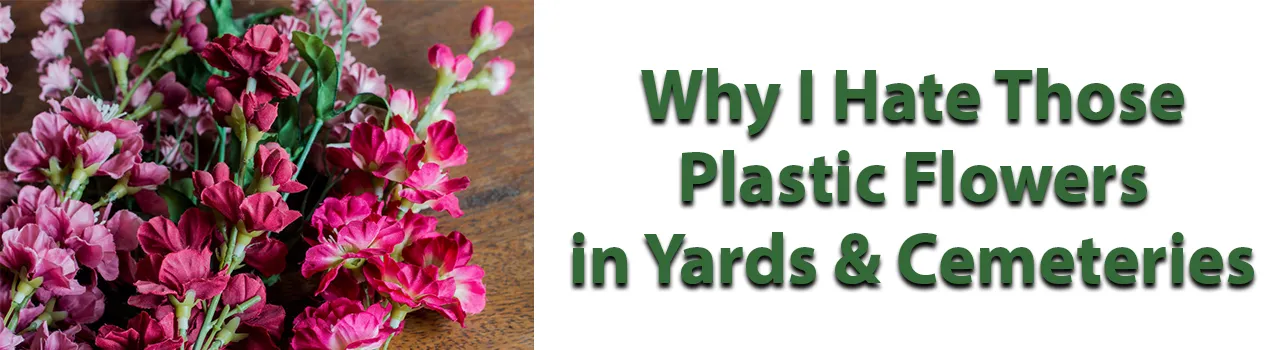 Why I Hate Those Plastic Flowers in Yards and Cemeteries