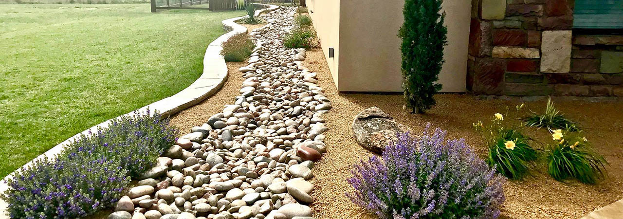 The stone yard at Smith's Gardentown